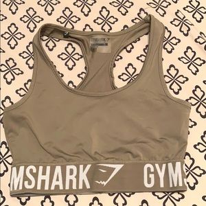 Gymshark olive green sports bra